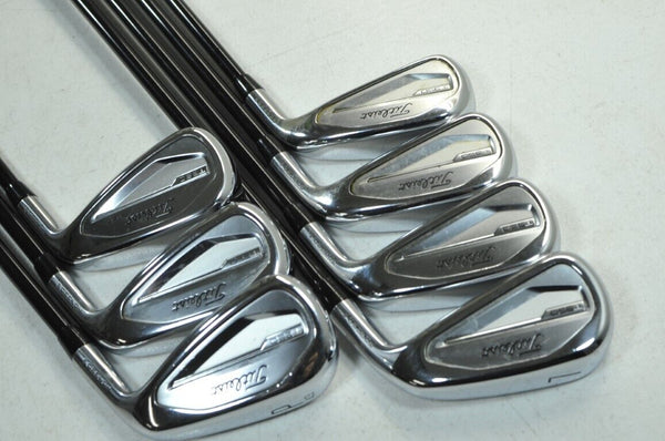 Titleist T350 2023 4 - PW Iron Set Right Senior Flex Tensei AV Graphite # 182419 - Golf Club Brokers