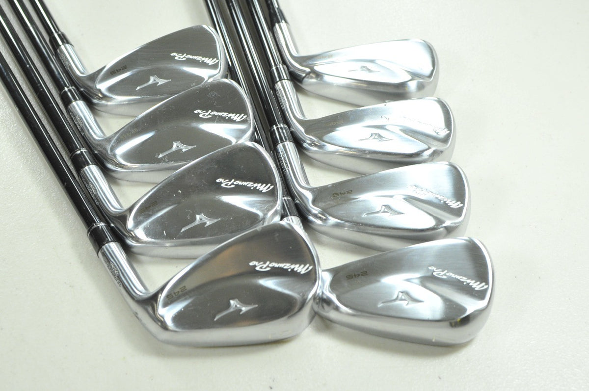 Mizuno Pro 245 4-PW,GW Iron Set Regular Flex Right MMT 85g Graphite # 207821