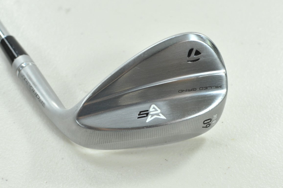 TaylorMade Milled Grind 5 Chrome 60*-08 Wedge Right DG Wedge 115g Steel # 205238