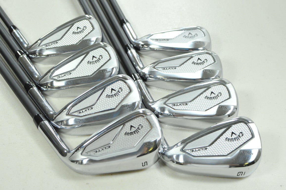 Callaway Elyte Max Fast 6-PW,AW,GW,SW Iron Set Senior Flex RH Graphite # 204201