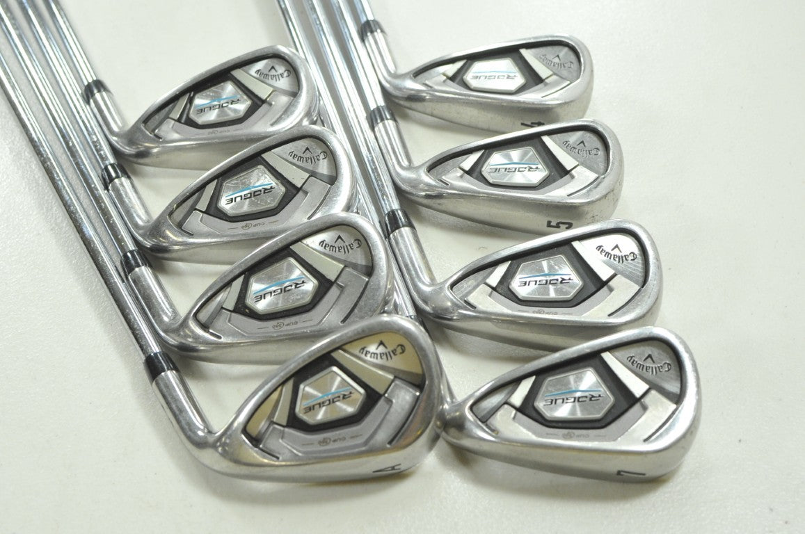 Callaway Rogue 4-PW,AW Iron Set Stiff Flex Right XP 95 ST15 S300 Steel # 210632