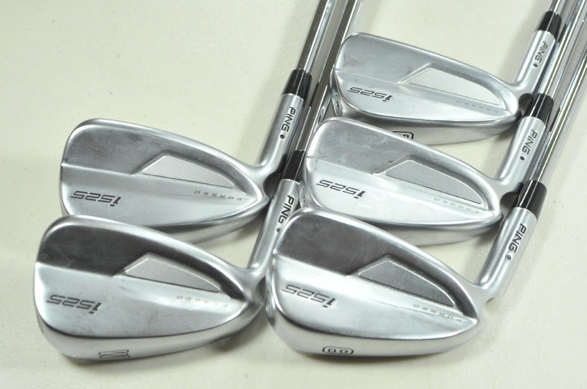 LEFT HANDED Ping i525 6-W Iron Set X-Stiff Flex KBS Tour 130 Steel #207357