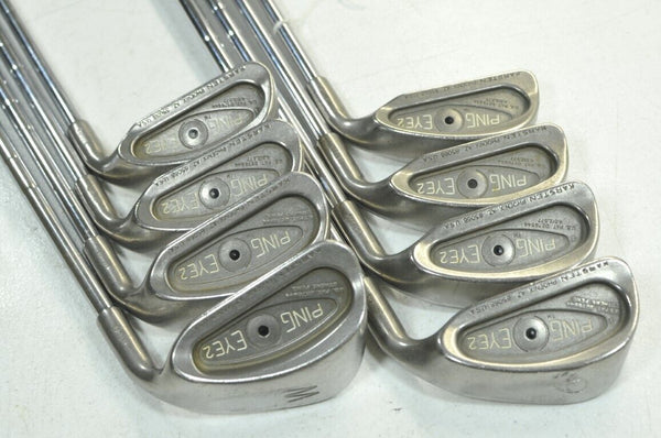 Ping Eye 2 3-W Iron Set Black Dot Right Stiff Flex Steel # 183041