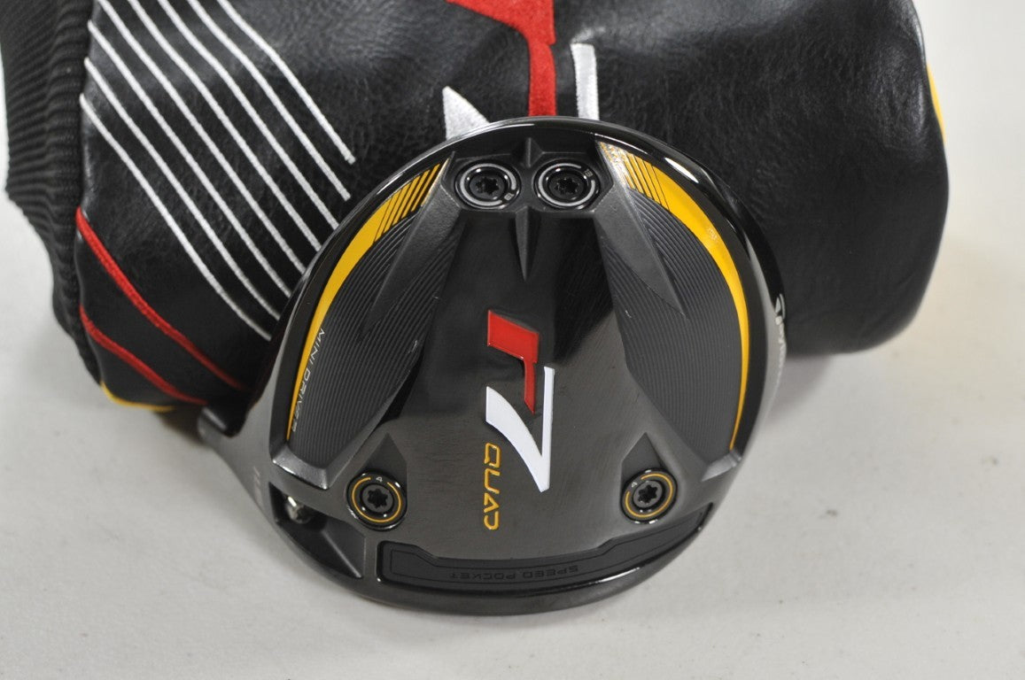 TaylorMade R7 Quad Mini 2025 11.5* Driver HEAD ONLY Right with Cover # 221067