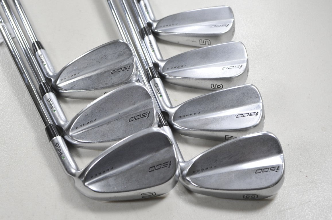 Ping i500 5-W,UW Iron Set Regular Flex Green Dot Right NS Pro Steel # 215381
