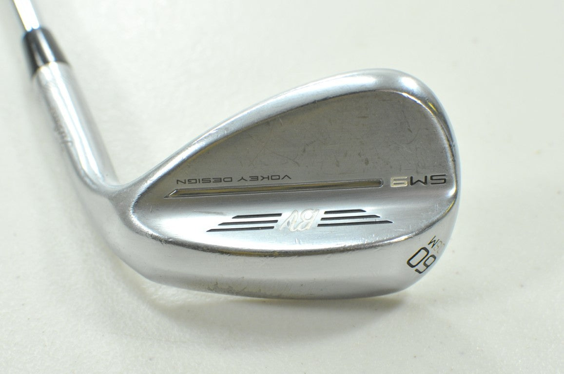 Titleist Vokey SM9 Tour Chrome 60*-08M Wedge Right Rifle 6.5 Steel # 210524