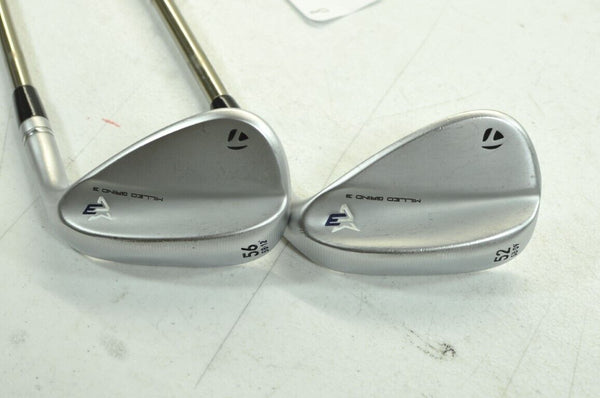 TaylorMade Milled Grind 3 Chrome 52*, 56* Wedge Set RH Recoil Graphite # 183226