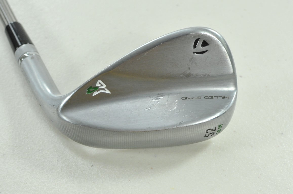 TaylorMade Milled Grind 4 Satin 52*-09 Wedge Right SteelFiber 95 Regular #206638