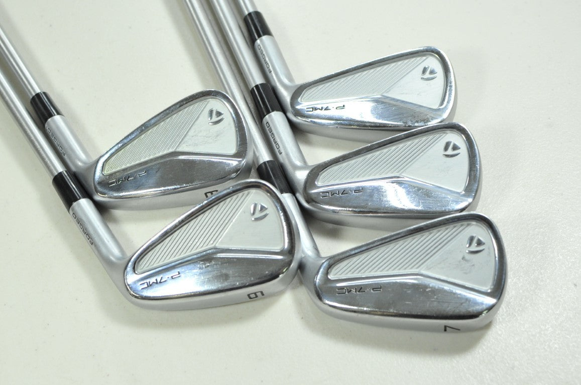 TaylorMade P7MC 2023 5-9 Iron Set X-Stiff RH KBS Tour C-Taper 130 Steel # 199959