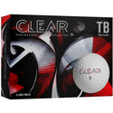 Clear Golf Tour Black Golf Balls - One Dozen - Golf Club Brokers