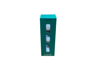 Clear Golf Tour Green Golf Balls - One Sleeve