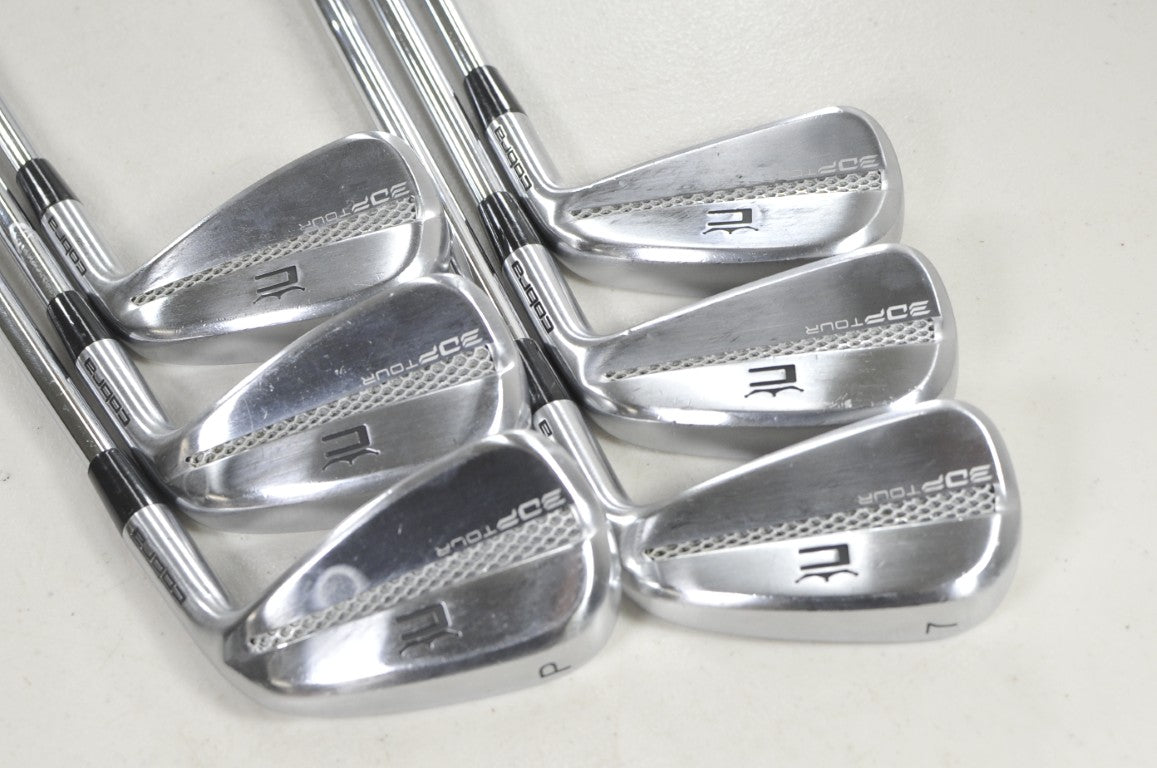 Cobra 3DP Tour 5-PW Iron Set Stiff Flex Right KBS $-Taper 120 Steel  # 221600