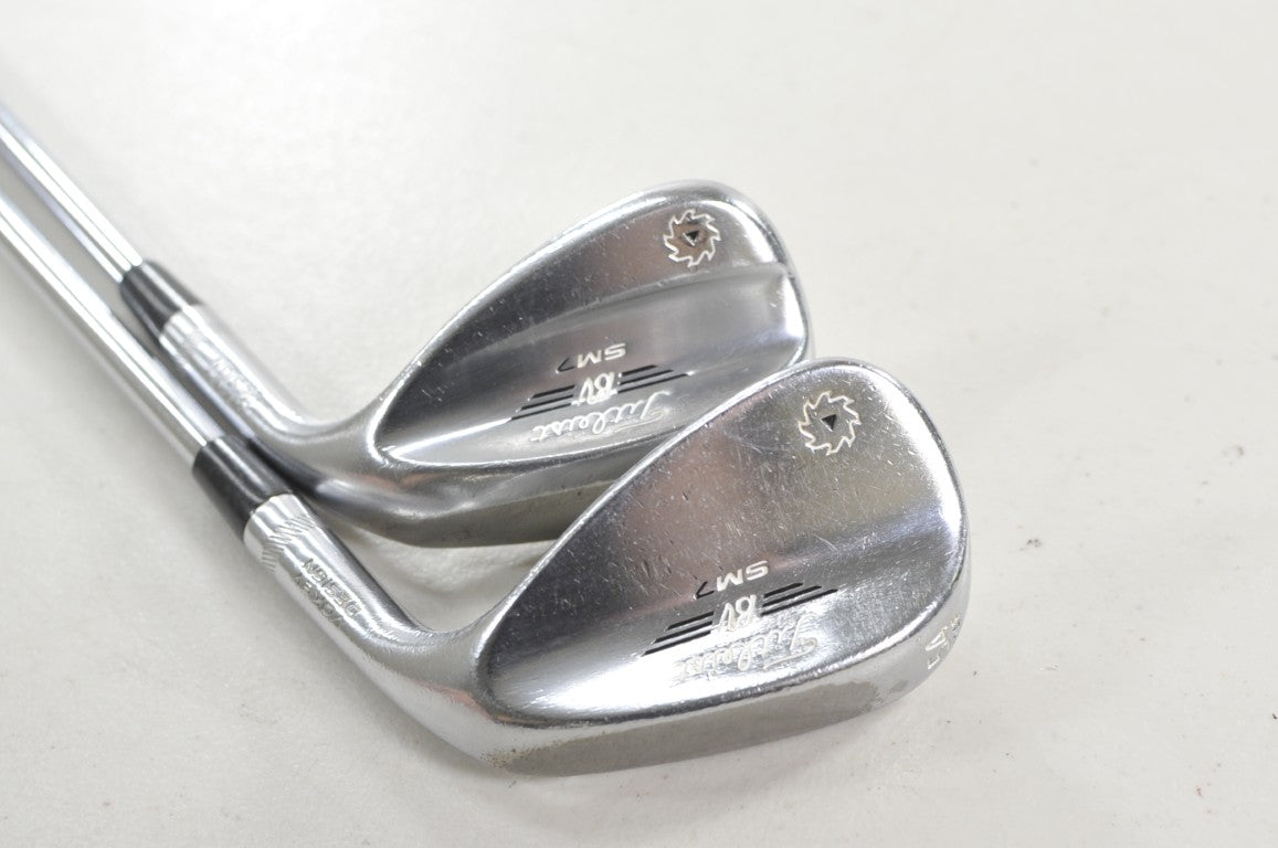 Titleist Vokey SM7 Brushed Steel 54*, 58* Wedge Set Regular Flex Steel # 221504