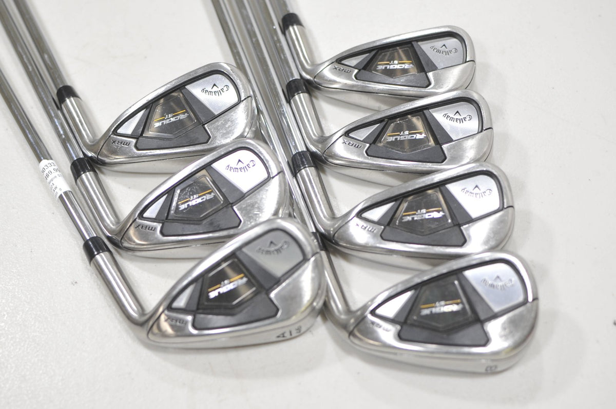 Callaway Rogue ST MAX 2024 5-PW, AW Iron Set Stiff RH XP 95 S300 Steel #230333
