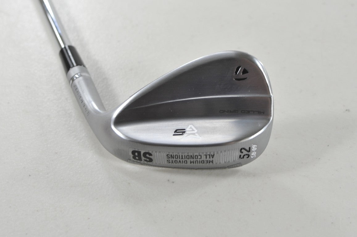 TaylorMade Milled Grind 5 Chrome 52*-09 Wedge DG 115g Wedge Flex Steel #224958