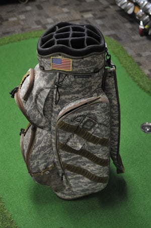 Callaway Digital Camo Limited Birdies For The Brave USA 14 Way Cart Bag # 221431