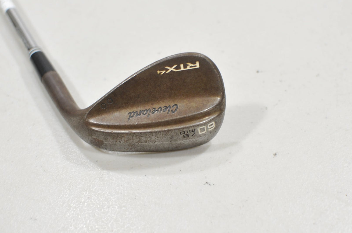 Cleveland RTX-4 Tour Raw 60°-9 MID Wedge Stiff RH DG Tour Issue S400 #229422
