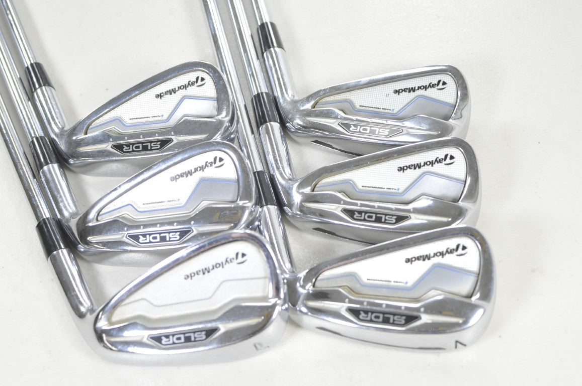 TaylorMade SLDR 5-PW Iron Set Stiff Flex RH KBS Tour C-Taper 90g Steel #220191
