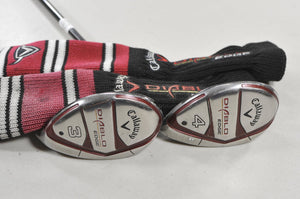 Callaway Diablo Edge 3-21, 4-24 Hybrid Set Graphite 55 Senior Flex #226246
