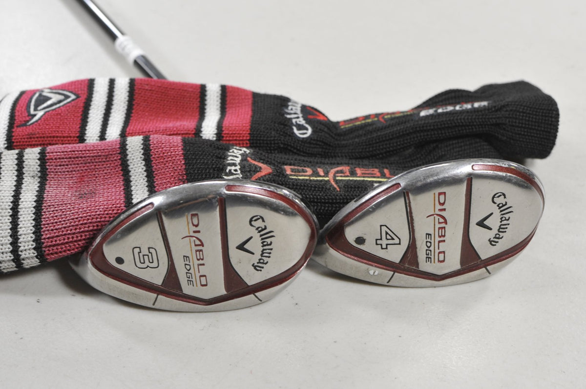 Callaway Diablo Edge 3-21, 4-24 Hybrid Set Graphite 55 Senior Flex #226246