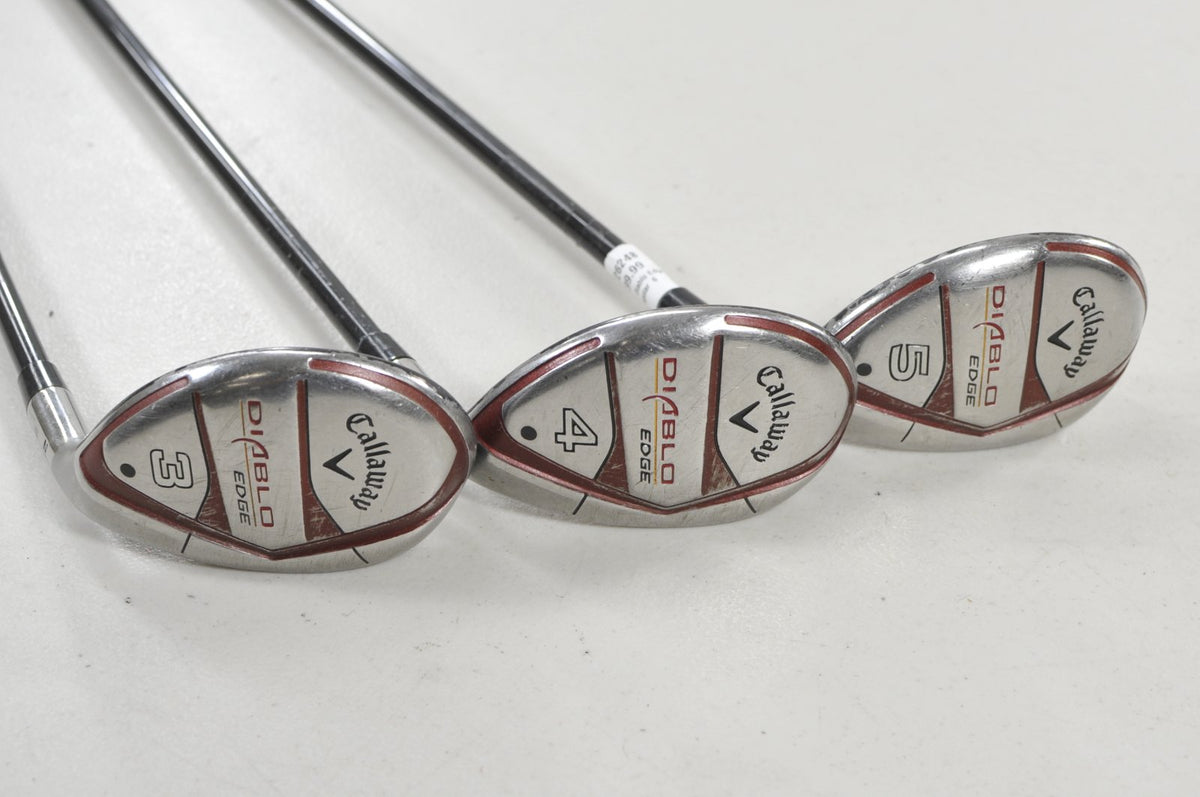 Callaway Diablo Edge 3, 4, 5 Hybrid Set Regular Flex 60g RH Graphite #226248