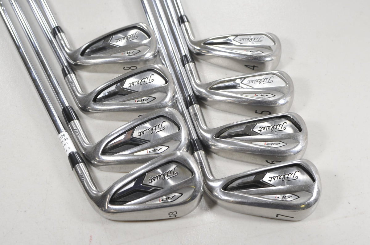 Titleist 718 AP1 4-PW,48 Iron Set AMT Red R300 Regular Flex Steel #226329