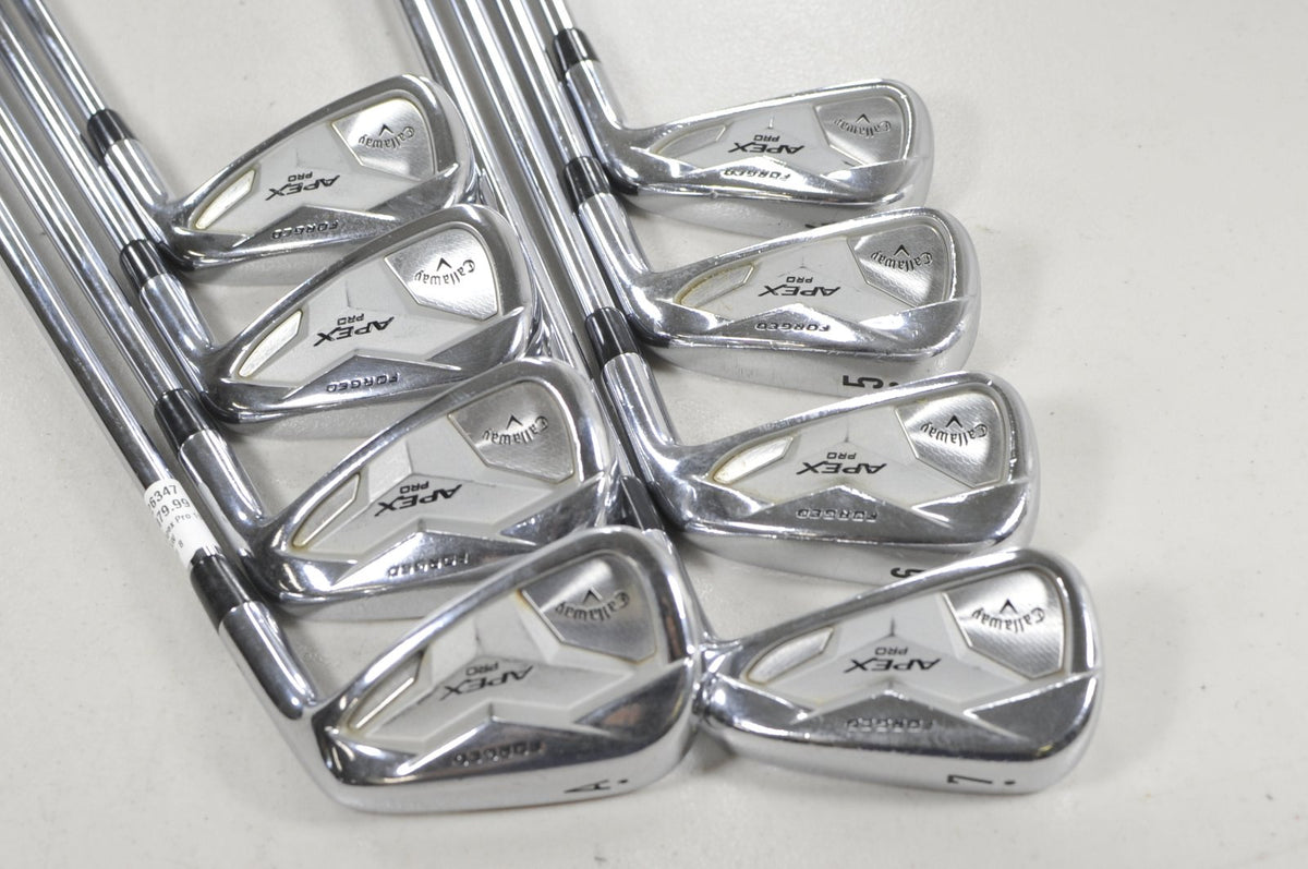 Callaway Apex Pro 19 4-PW,AW  Iron Set Project X 6.0 Stiff Steel #226347
