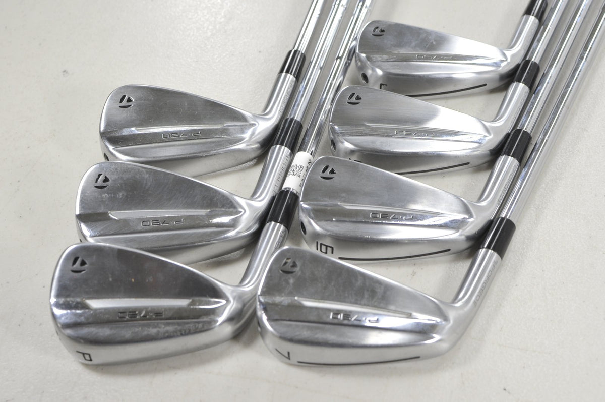 LEFT HANDED TaylorMade P790 2025 4-PW Iron Set Dynamic Gold Stiff Steel #226339