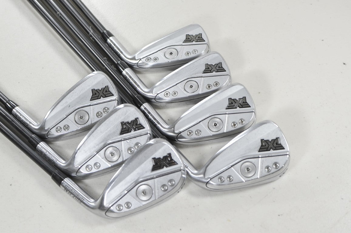 PXG Gen6 0311 P Double Chrome 5-W,GW Iron Set Regular Flex KBS Graphite #224868