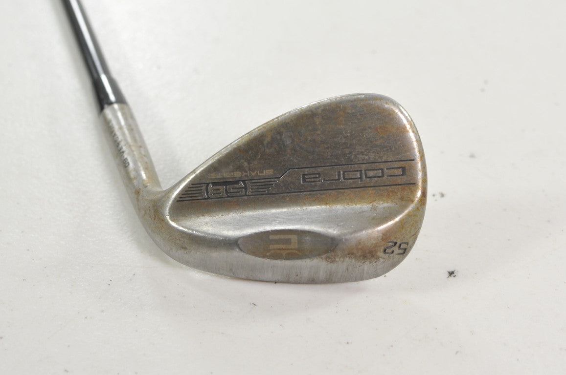 Cobra Snakebite SB 2023 52* Wedge Right DG S200 Stiff Flex Black Steel #220009