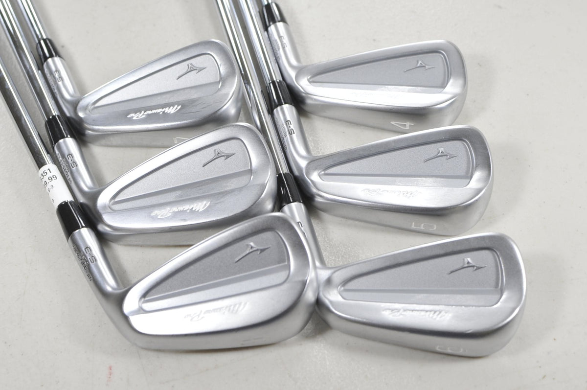 Mizuno Pro S-3 4-9 Iron Set Project X 6.0 Stiff Flex Steel #226351