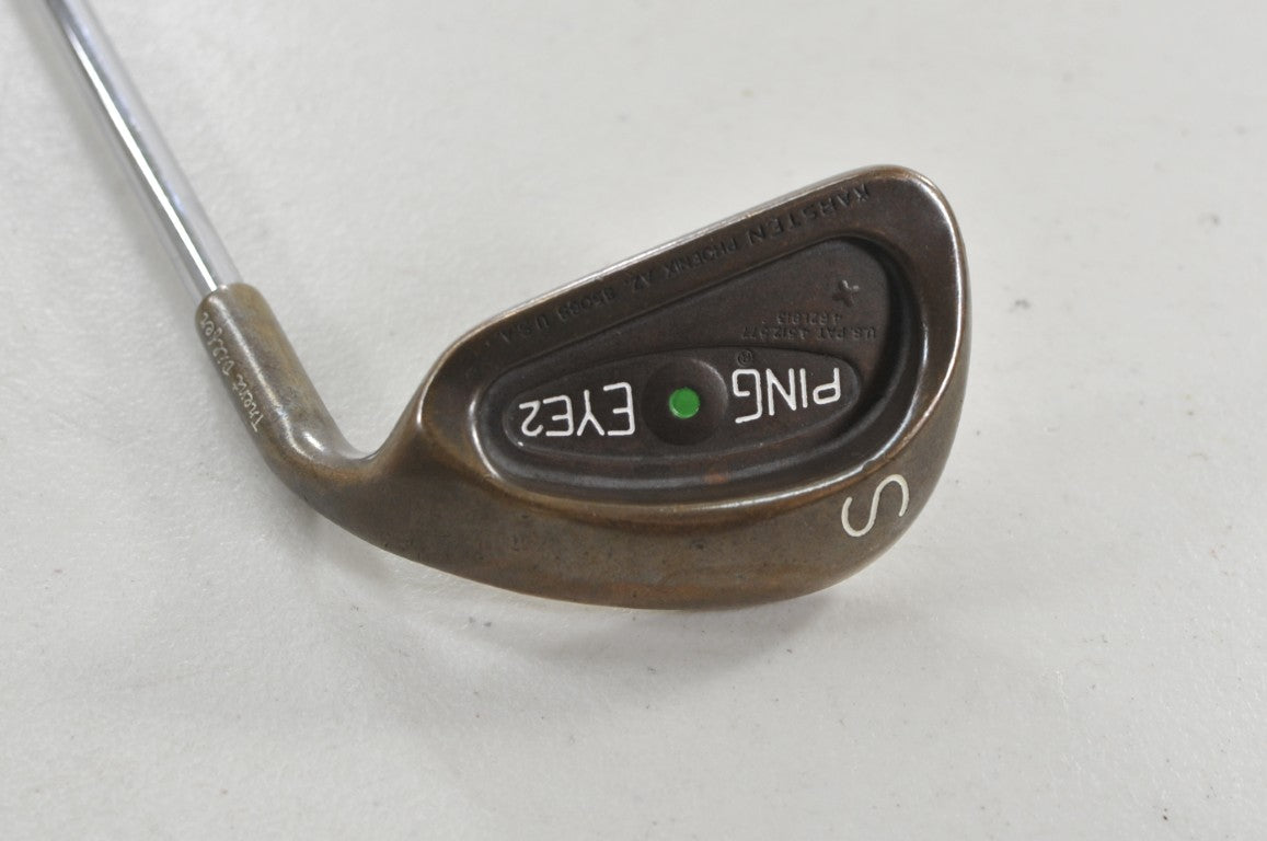 Ping Eye 2+ Beryllium Copper SW Sand Wedge Stiff Flex Green Dot RH Steel #221626