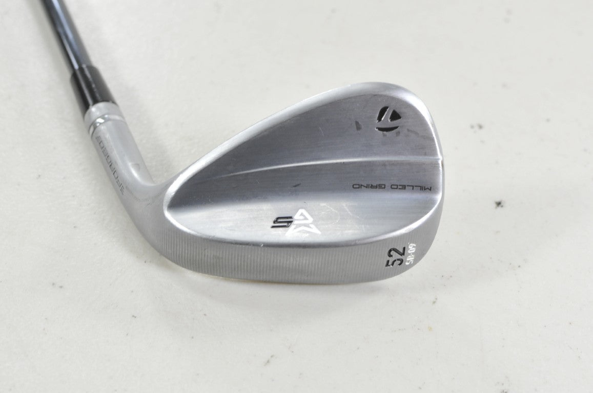 TaylorMade Milled Grind 5 Chrome 52*-09 Wedge Recoil Dart 80g Graphite #220212