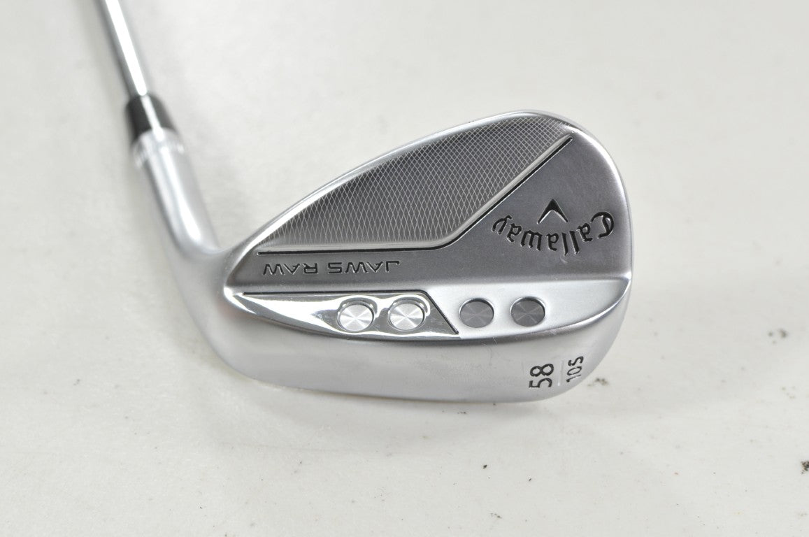 Callaway Jaws Raw Chrome 58*-10S Wedge Right DG Spinner 115g Steel #219173
