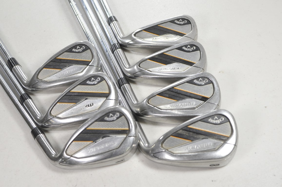 Callaway Mavrik 5-PW,AW Iron Set Stiff Flex Right Elevate 95g VSS Steel # 221280