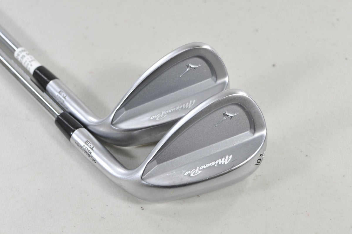 Mizuno Pro T-3 White Satin 56*, 60* Wedge Set Project X Rifle 6.0 Steel #226360