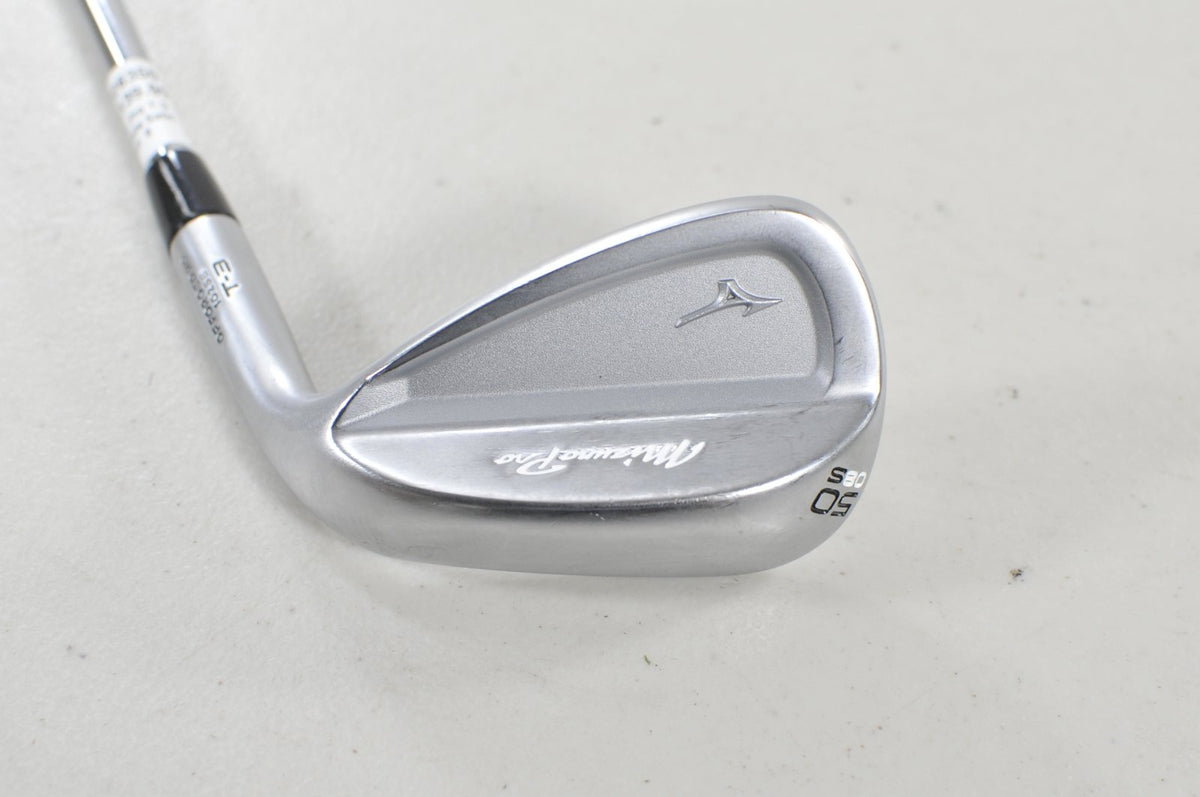 Mizuno Pro T-3 White Satin 50*-08S Wedge Project X Rifle 6.0 Stiff Steel #226359