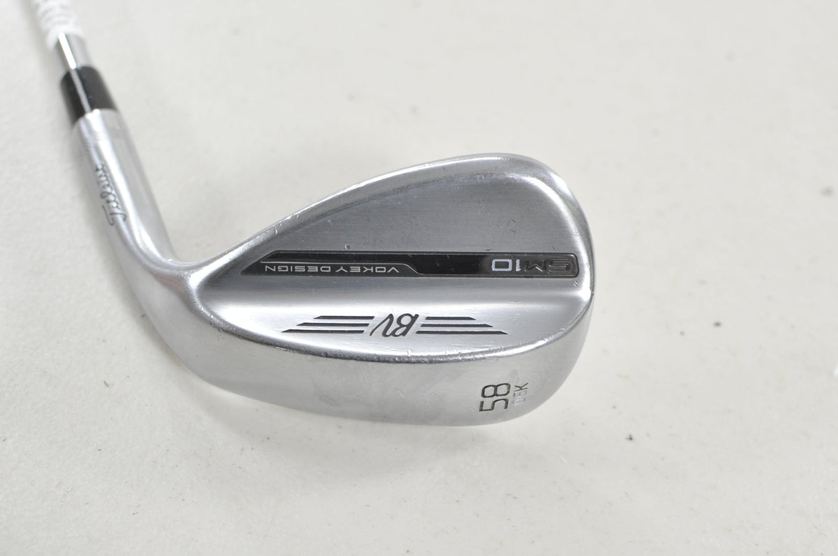 Titleist Vokey SM10 Tour Chrome 58*-06K Wedge Right BV Wedge Flex Steel #225787