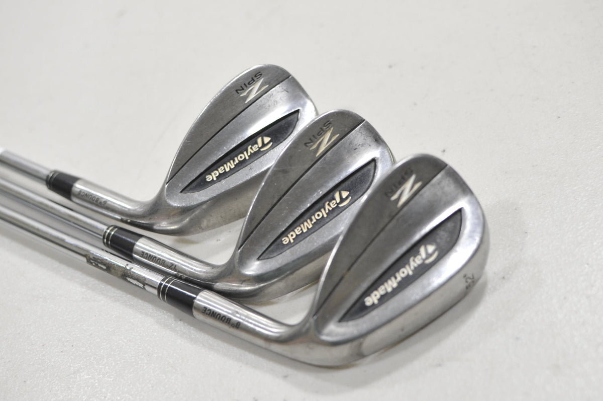 TaylorMade Z Spin 52°, 56°, 60° Wedge Set Right Steel #230406