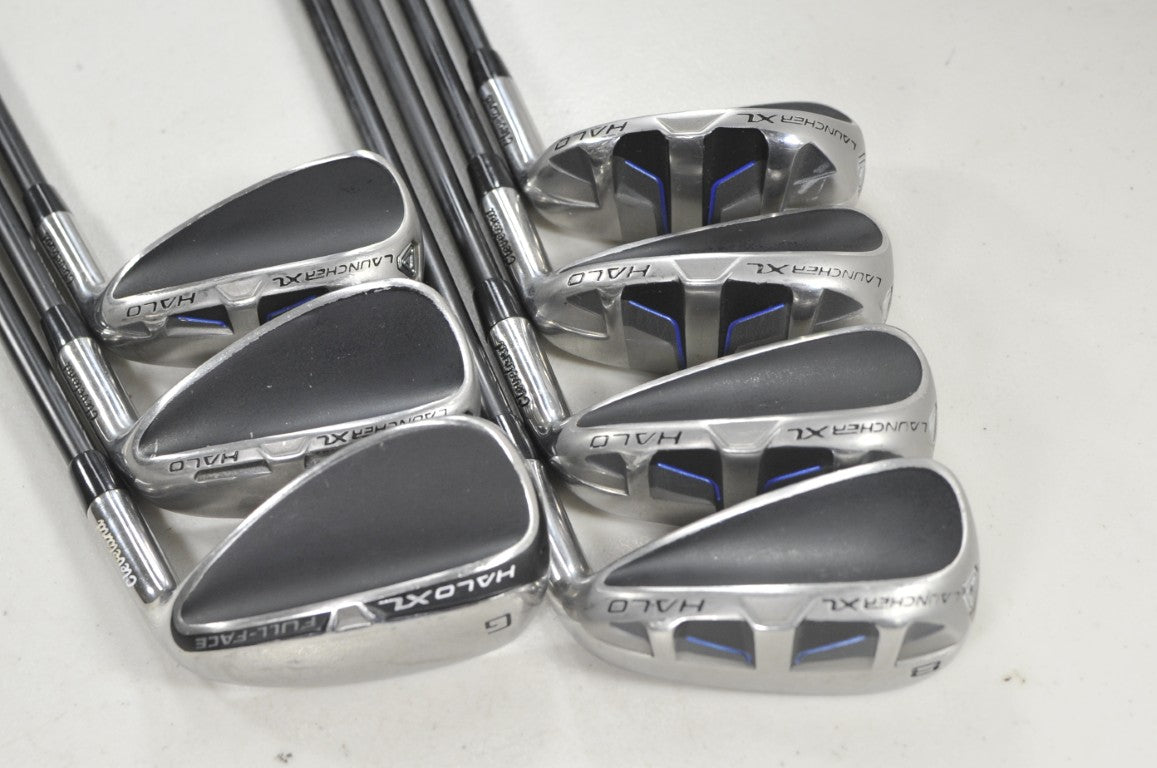 Cleveland Launcher XL Halo 5-PW,GW Iron Set Ladies Flex Cypher Graphite # 223145