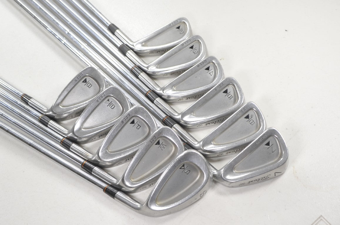 Titleist DCI Black 2-PW,W,SW Iron Set Stiff Flex RH Tri-Spec Steel # 222932