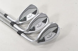 Callaway CB12 50*, 56*, 60* Wedge Set Right KBS Hi-Rev 3.0 115g Steel #224170