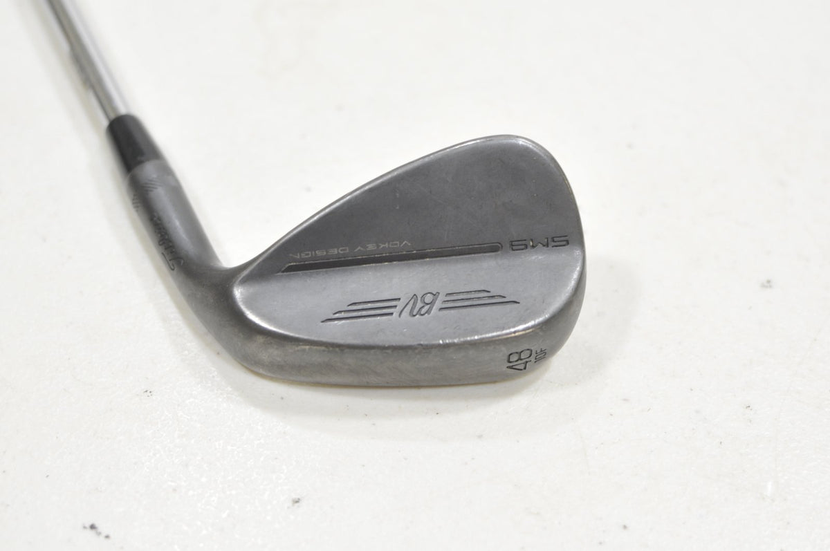 Titleist Vokey SM9 Jet Black 48*-10F Wedge Right BV Wedge Flex Steel #228177