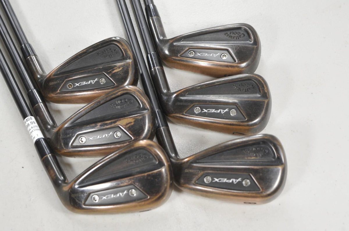 Callaway Apex Ai300 Brushed Copper 6-PW,AW Iron Set KBS Regular Graphite 226408