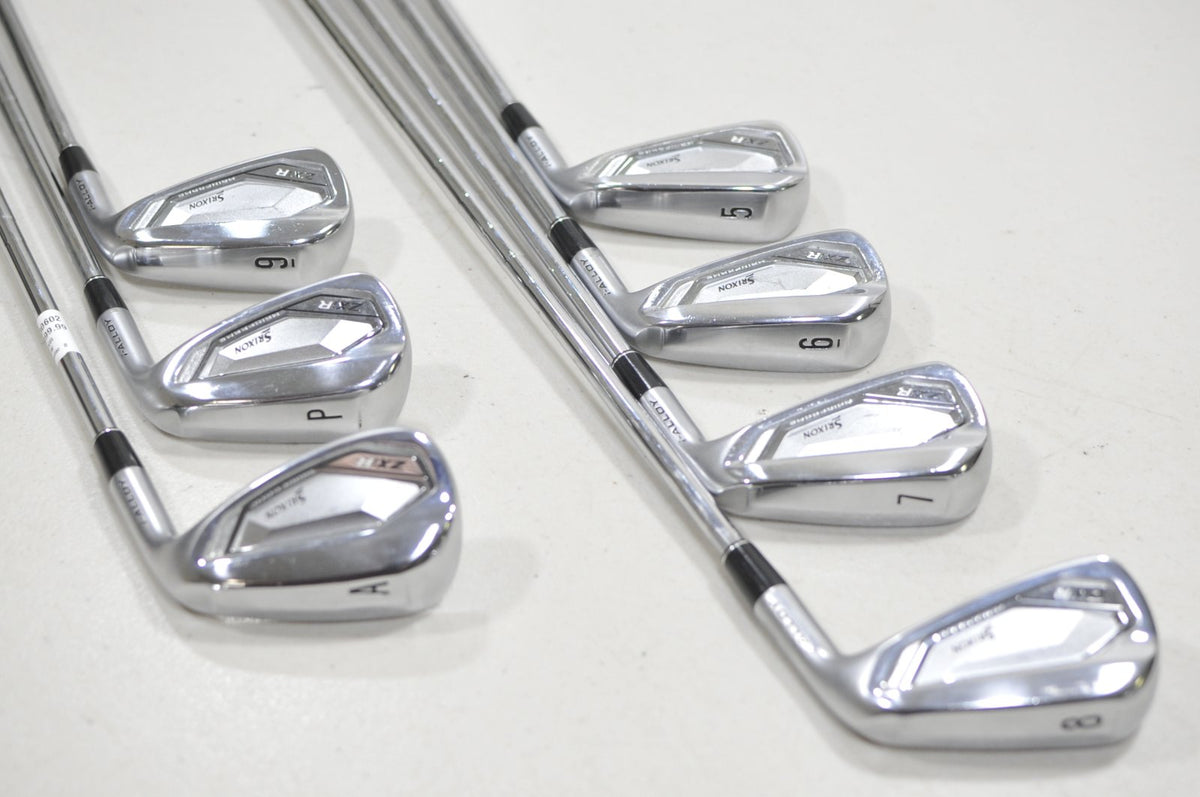 Srixon ZXiR 5-PW, AW Iron Set Regular Flex Right KBS Tour Lite Steel #230602