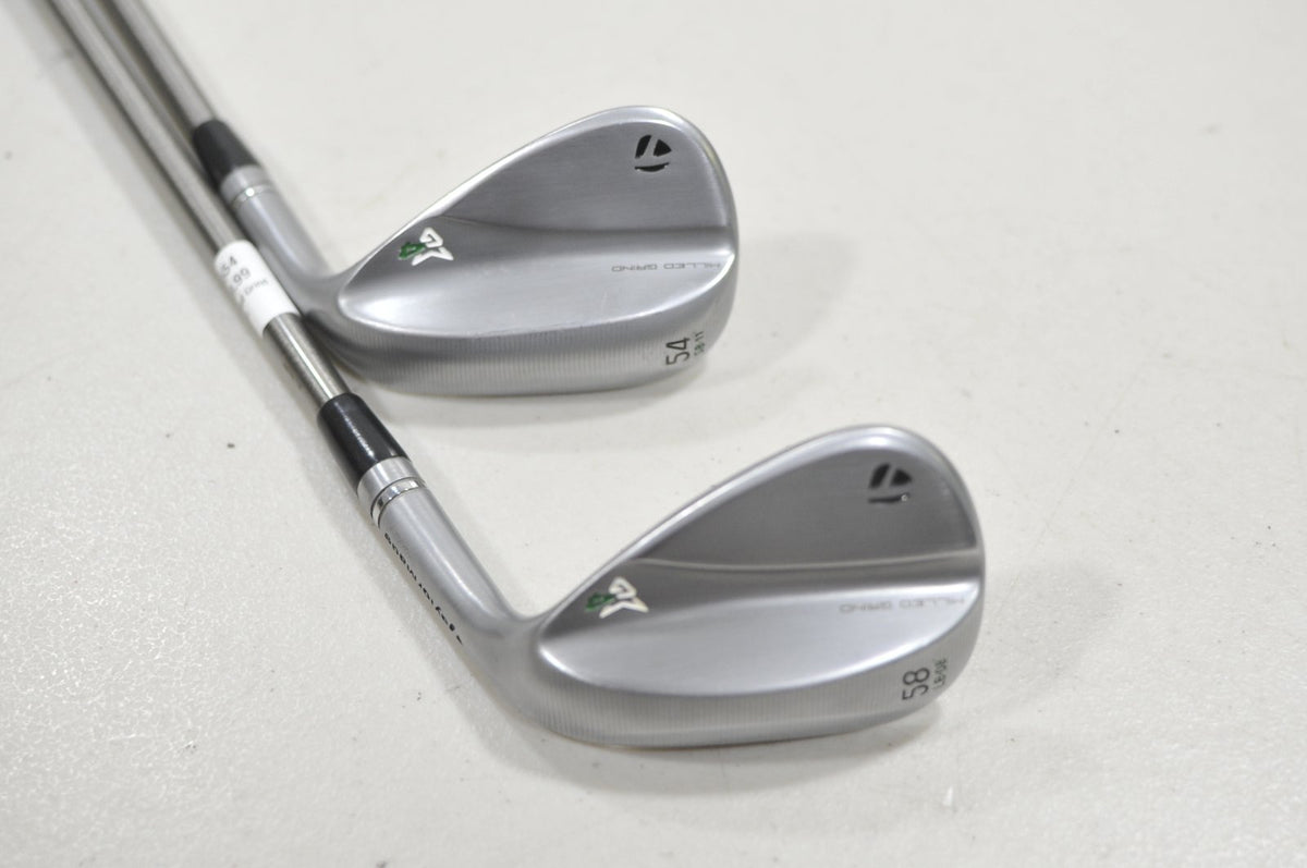 TaylorMade Milled Grind 4 Satin 54°, 58° Wedge Set RH SteelFiber 70 #230554