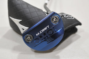 Mizuno M.Craft OMOI Type 3 Blue Ion 37" Putter Right Steel with Cover #230626