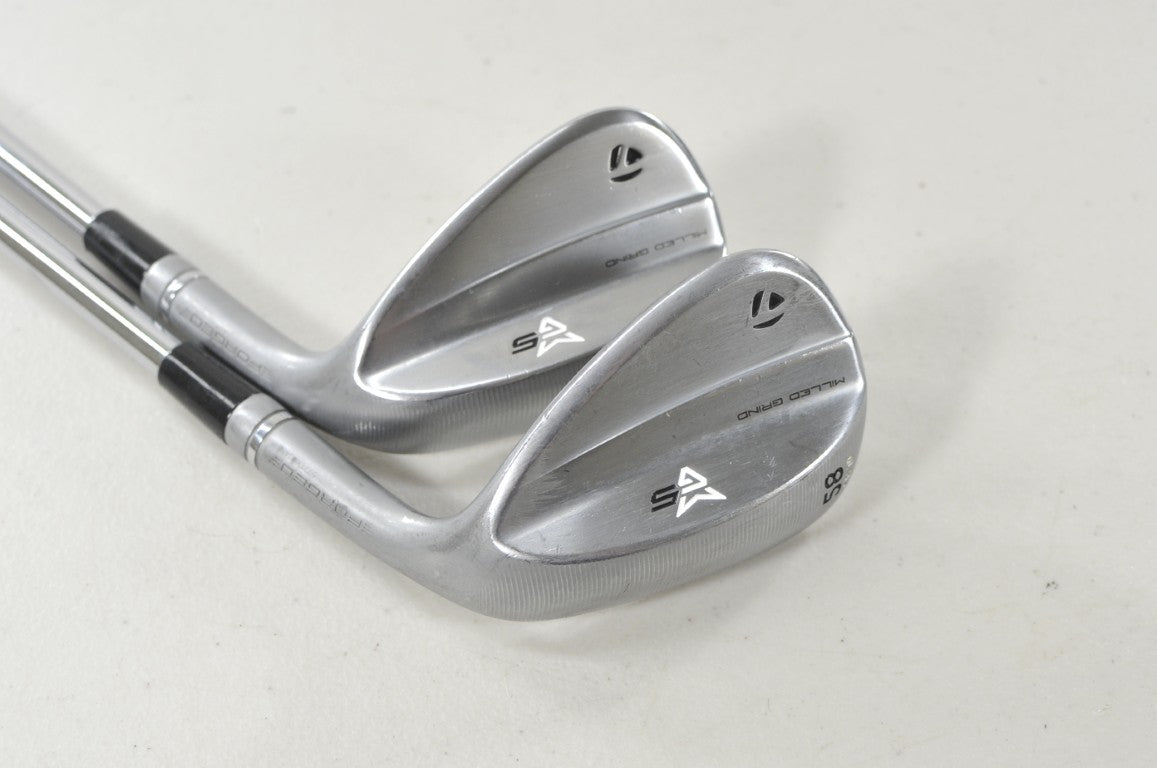 TaylorMade Milled Grind 5 Chrome 54*, 58* Wedge Set DG S400 Stiff Steel #224203