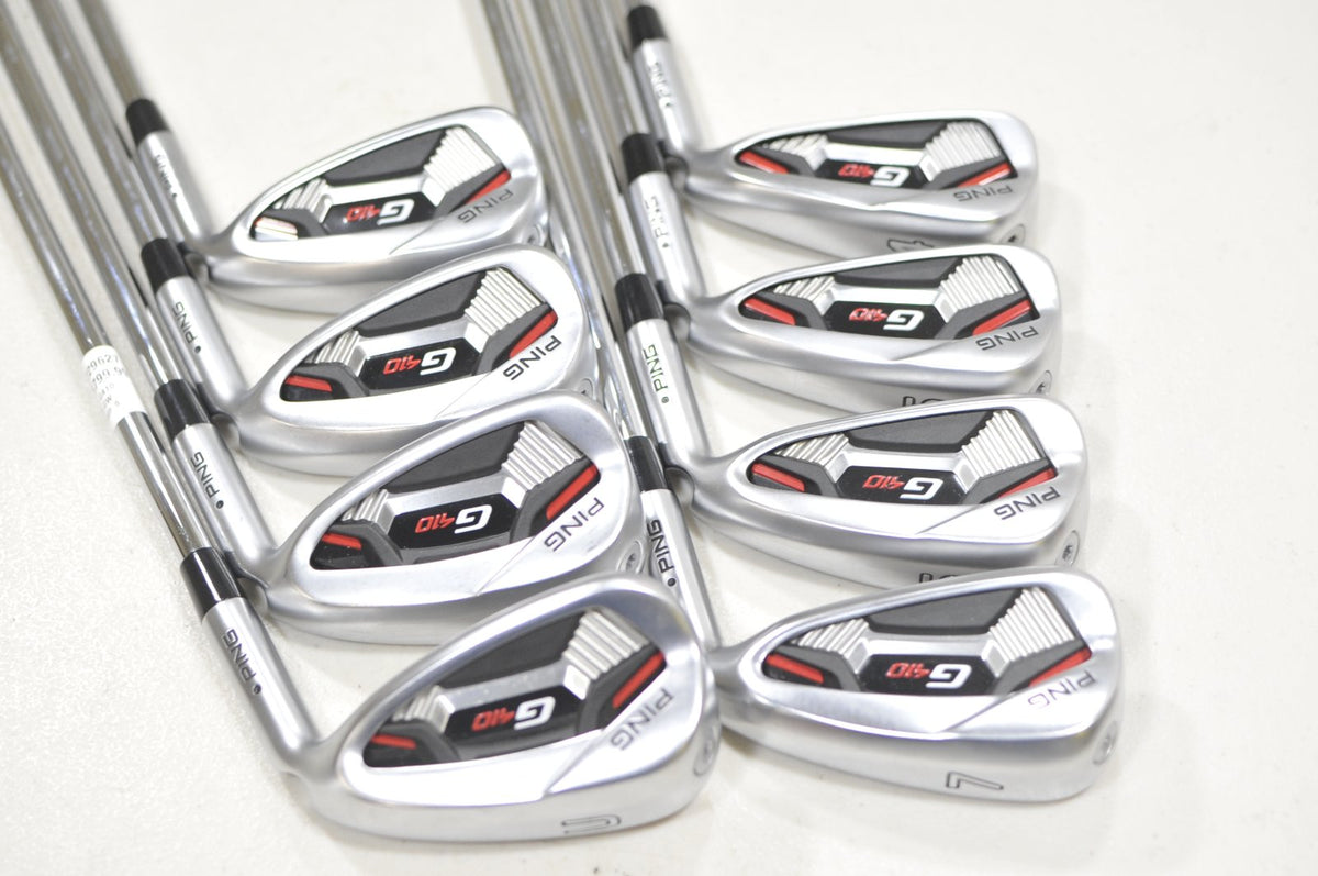 Ping G410 4-W, UW Iron Set Stiff Flex Right AWT 2.0 Steel #229627