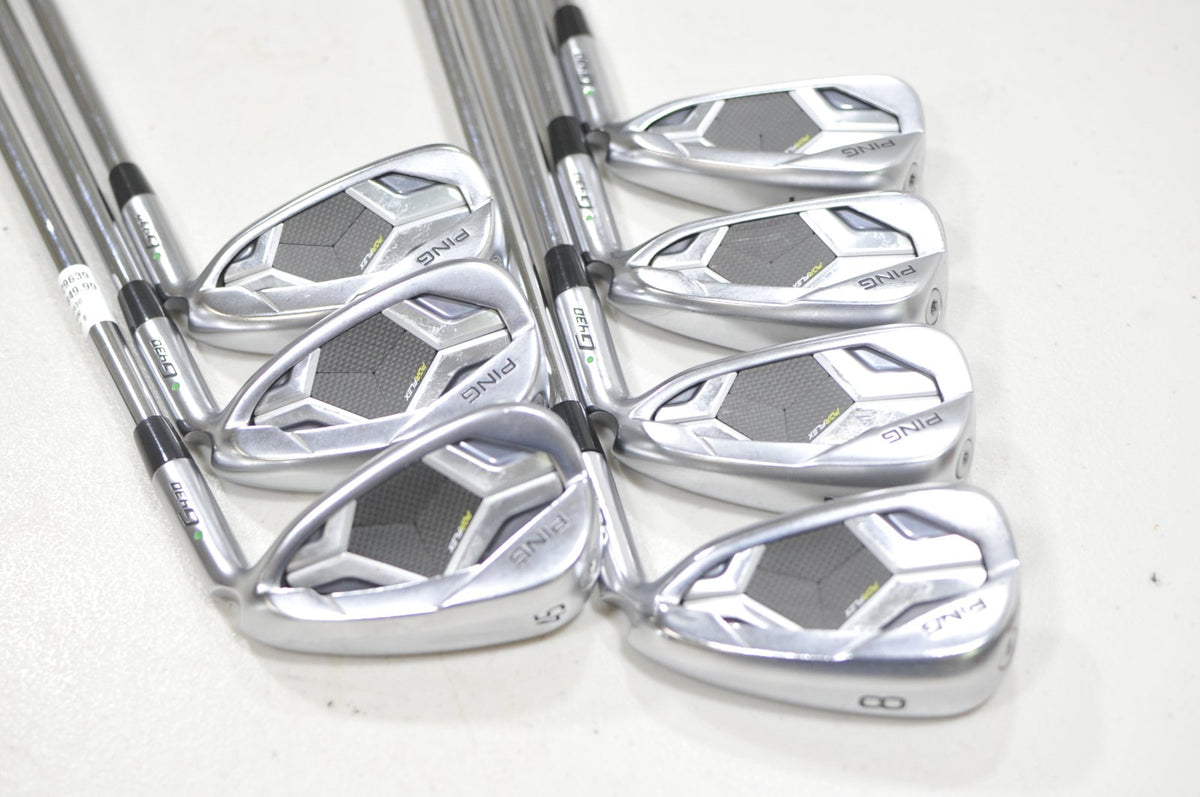 Ping G430 4-PW, 45° Iron Set Stiff Green Dot Right DG 120g S300 Steel #229639